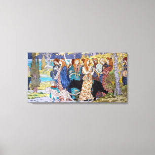 Eugene Grasset - Harmonisches Dekorationspanel Leinwanddruck