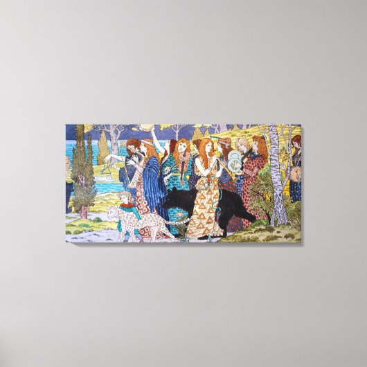 Eugene Grasset - Harmonisches Dekorationspanel Leinwanddruck (Vorderseite)