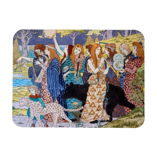 Eugene Grasset - Harmonisches Dekorationspanel Magnet (Horizontal)