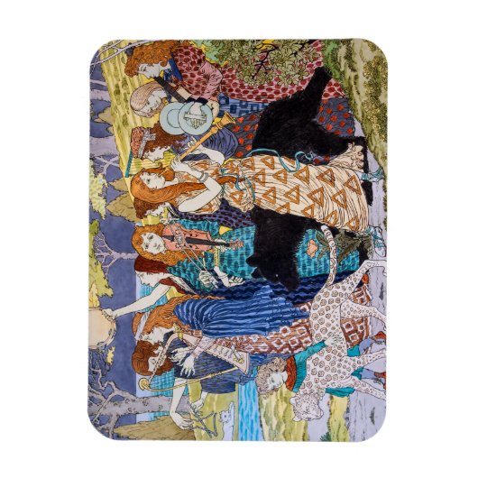 Eugene Grasset - Harmonisches Dekorationspanel Magnet (Vertikal)