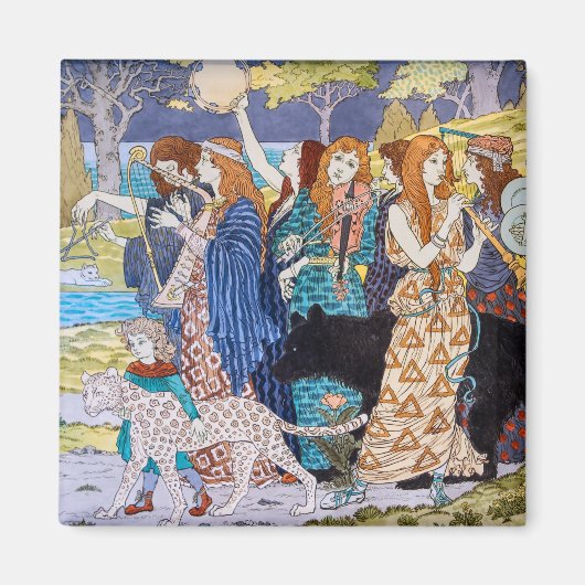 Eugene Grasset - Harmonisches Dekorationspanel Magnet (Vorne)