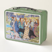 Eugene Grasset - Harmonisches Dekorationspanel Metall Brotdose (Rückseite)