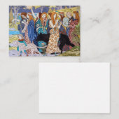 Eugene Grasset - Harmonisches Dekorationspanel Mitteilungskarte (Vorne/Hinten)