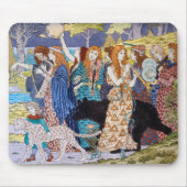 Eugene Grasset - Harmonisches Dekorationspanel Mousepad (Vorne)