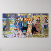 Eugene Grasset - Harmonisches Dekorationspanel Poster (Vorne)