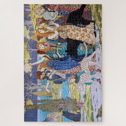 Eugene Grasset - Harmonisches Dekorationspanel Puzzle (Vertikal)