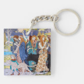 Eugene Grasset - Harmonisches Dekorationspanel Schlüsselanhänger (Rückseite)