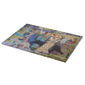 Eugene Grasset - Harmonisches Dekorationspanel Schneidebrett (Ecke)