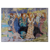 Eugene Grasset - Harmonisches Dekorationspanel Schneidebrett (Vorderseite)