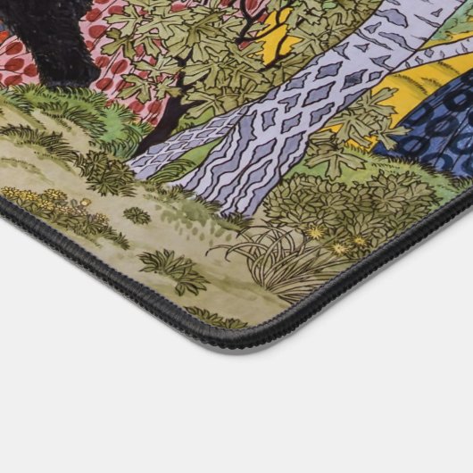 Eugene Grasset - Harmonisches Dekorationspanel Schreibtischunterlage (Ecke)