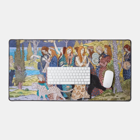 Eugene Grasset - Harmonisches Dekorationspanel Schreibtischunterlage (Tastatur & Maus)