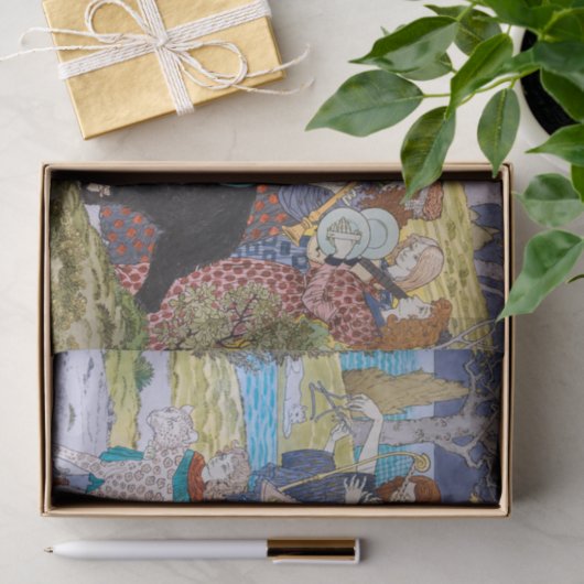 Eugene Grasset - Harmonisches Dekorationspanel Seidenpapier (Geschenk)