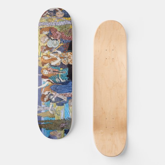 Eugene Grasset - Harmonisches Dekorationspanel Skateboard (Vorderseite)