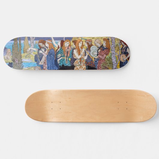 Eugene Grasset - Harmonisches Dekorationspanel Skateboard (Horizontal)