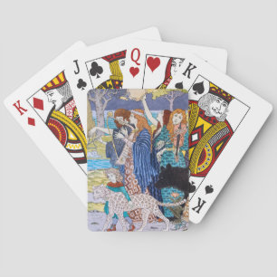 Eugene Grasset - Harmonisches Dekorationspanel Spielkarten