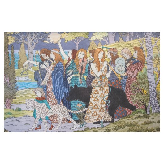 Eugene Grasset - Harmonisches Dekorationspanel Stoff (Yard (91,4 cm))