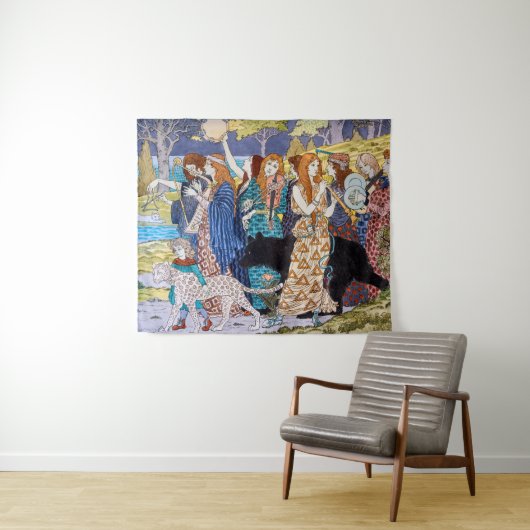 Eugene Grasset - Harmonisches Dekorationspanel Wandteppich (Beispiel (Horizontal))