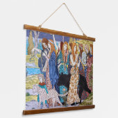 Eugene Grasset - Harmonisches Dekorationspanel Wandteppich Mit Holzrahmen (Gewinkelt)