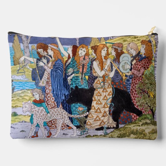 Eugene Grasset - Harmonisches Dekorationspanel Zubehörtasche (Rückseite)