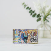 Eugene Grasset - Harmony - QR-Code Visitenkarte (Stehend Vorderseite)