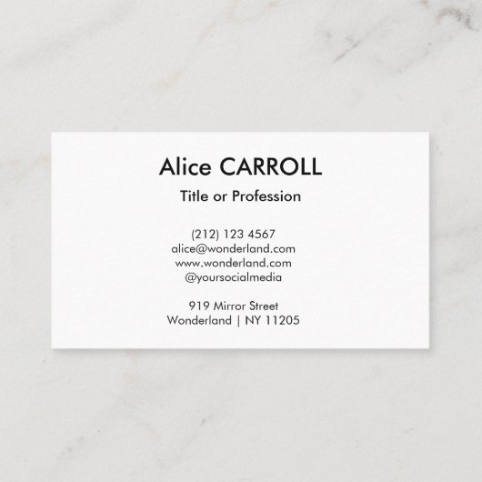 Eugene Grasset - Harmony - QR-Code Visitenkarte (Rückseite)