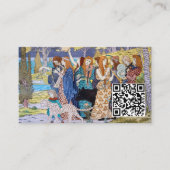Eugene Grasset - Harmony - QR-Code Visitenkarte (Vorderseite)