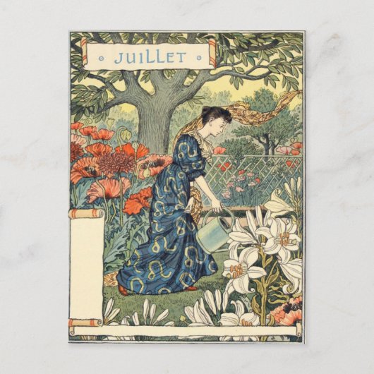 Eugène Grasset juillet Postkarte (Vorderseite)