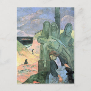 Eugène Henri Paul Gauguin - Grüner Christus Postkarte