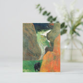 Eugène Henri Paul Gauguin - Hover Oberhalb des Aby Postkarte (Stehend Vorderseite)