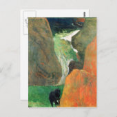 Eugène Henri Paul Gauguin - Hover Oberhalb des Aby Postkarte (Vorne/Hinten)