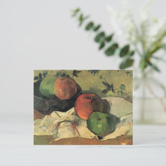 Eugène Henri Paul Gauguin - Still Life Postkarte (Stehend Vorderseite)