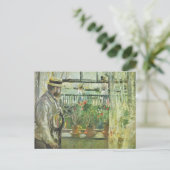 Eugene Manet auf der Isle of Wight, Berthe Morisot Postkarte (Stehend Vorderseite)