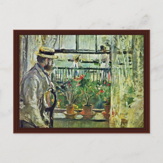 Eugène Manet auf der Isle of Wight Postkarte (Vorderseite)