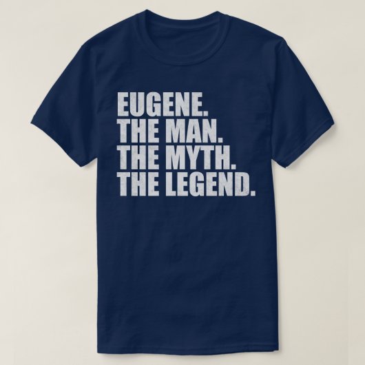 Eugene Name Eugene Vorname T-Shirt (Design vorne)