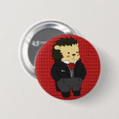 Eugene Onegin Igelsknopf Button (Vorne & Hinten)