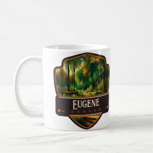 Eugene, Oregon Antik Kaffeetasse