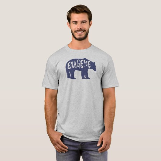 Eugene Oregon Bear T-Shirt (Vorne ganz)