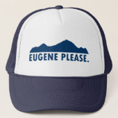Eugene Oregon Bitte Truckerkappe (Vorderseite)