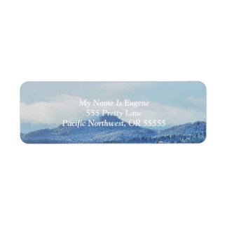 Eugene, Oregon Customizable Return Address Label