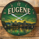 Eugene Oregon Große Wanduhr