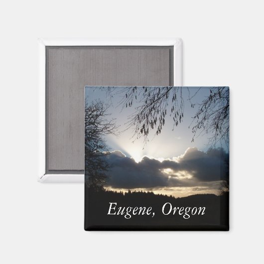 Eugene, Oregon Magnet (Vorderseite/Rückseite)