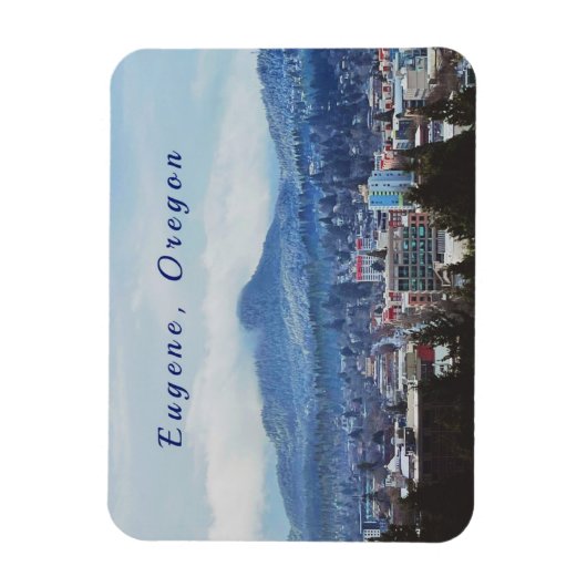 Eugene, Oregon Magnet Flexible (Vertikal)