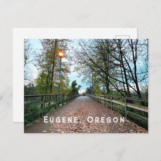 Eugene, Oregon Postcard Postkarte (Vorne/Hinten)