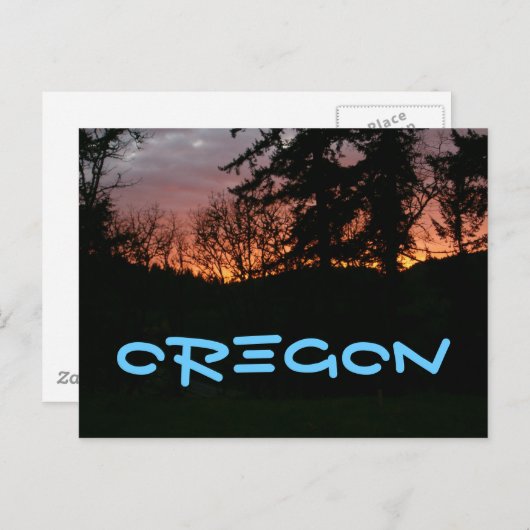 Eugene, Oregon Postkarte (Vorne/Hinten)