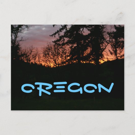 Eugene, Oregon Postkarte (Vorderseite)