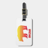 Eugene Oregon Rainbow Bear Gepäckanhänger (Vorderseite vertikal)