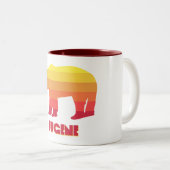 Eugene Oregon Rainbow Bear Zweifarbige Tasse (VorderseiteRechts)