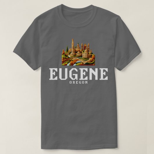 Eugene Oregon T-Shirt (Design vorne)