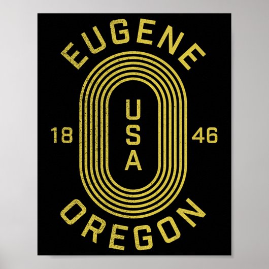 Eugene Oregon USA Poster (Vorne)