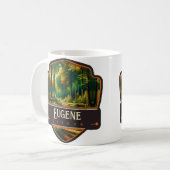 Eugene, Oregon | VINTAG Kaffeetasse (Vorderseite Links)